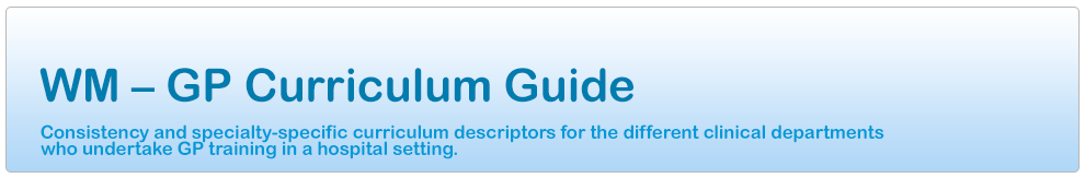 WM - GP Curriculum Guide (GPCG)