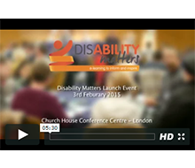 Disability Matters – the launch event 3rd February 2015-MindEd
