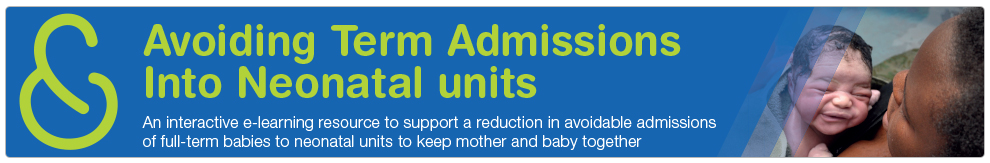 Avoiding Term Admissions Into Neonatal units_Banner
