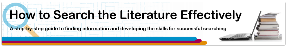 How to Search the Literature Effectively_Banner.