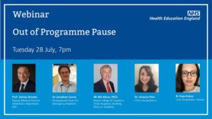 Webinar out of programme pause