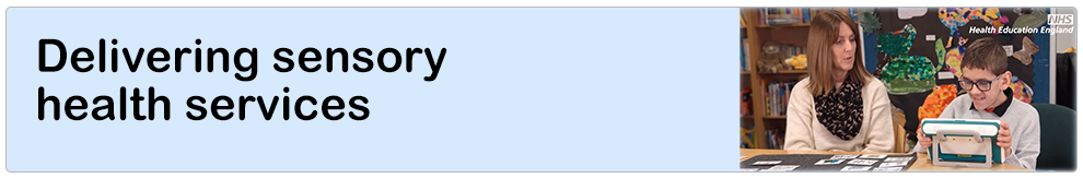 Delivering sensory health services elearning