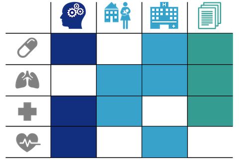 Graphic representing the Skills Matrix document