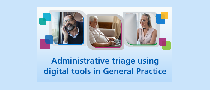 Elearning to support sorting, signposting and delivering administrative triage