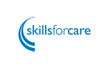 Skills for Care logo.