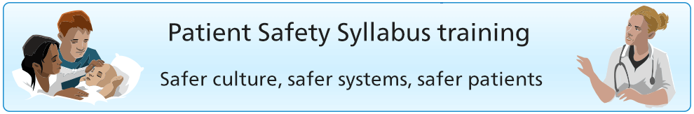 Graphics that show care delivery to support patient safety elearning syllabus