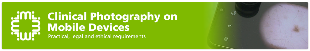 Clinical photography on mobile devices - practical, legal and ethical requirements